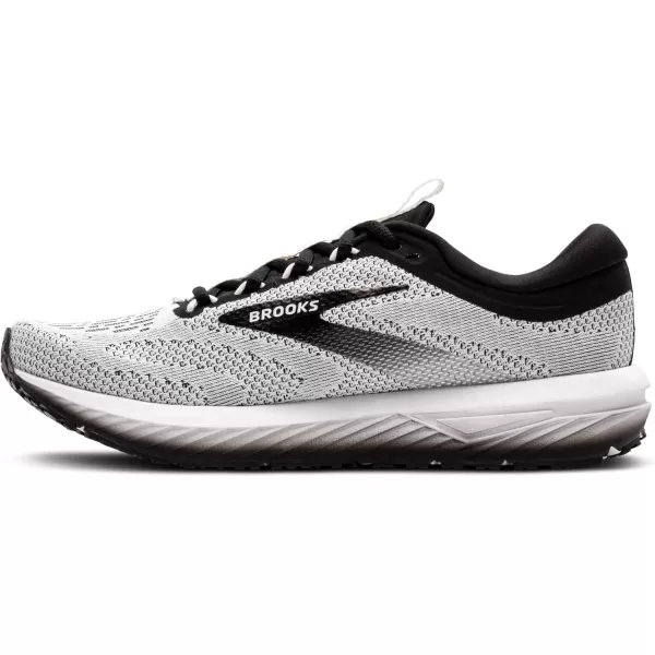 Brooks Mens Revel 7 Neutral Running ShoeWhiteBlack