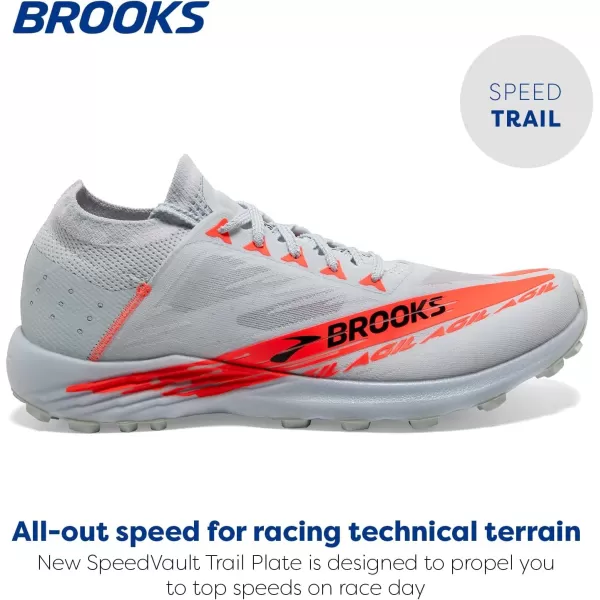 Brooks Unisex Catamount Agil Trail Running Shoe for Men ampamp WomenIllusion BlueCoralOrange