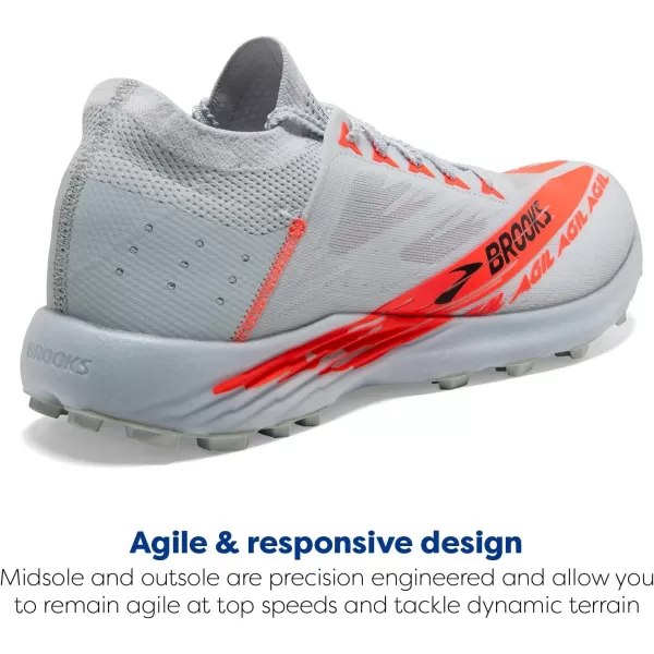 Brooks Unisex Catamount Agil Trail Running Shoe for Men ampamp WomenIllusion BlueCoralOrange