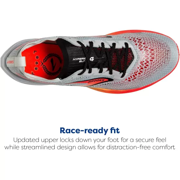 Brooks Unisex Hyperion Elite 4 Neutral Running Shoe for Men ampamp WomenIllusion BlueCoralOrange
