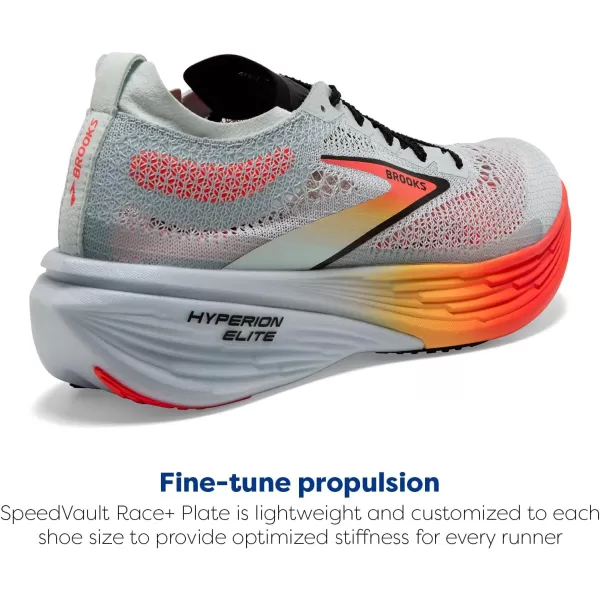 Brooks Unisex Hyperion Elite 4 Neutral Running Shoe for Men ampamp WomenIllusion BlueCoralOrange