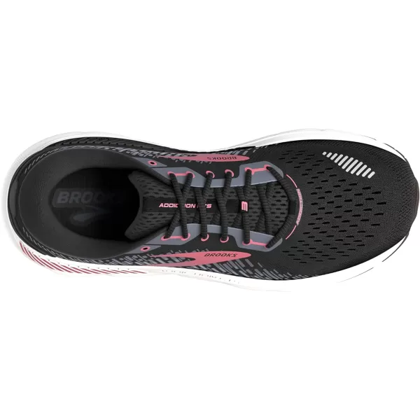 Brooks Womens Addiction GTS 15 Supportive Running ShoeBlackEbonyMauvewood