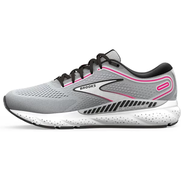 Brooks Womens Ariel GTS 23 Supportive Running ShoeGreyBlackPink
