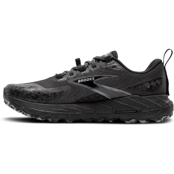Brooks Womens Cascadia 18 Mountain Trail Running ShoeBlackBlackened PearlGrey