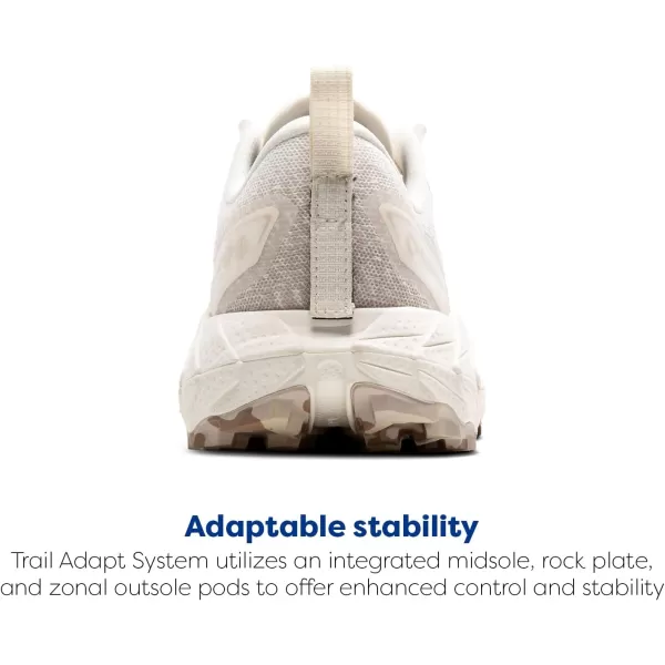 Brooks Womens Cascadia 18 Mountain Trail Running ShoeCoconutChateauWhite