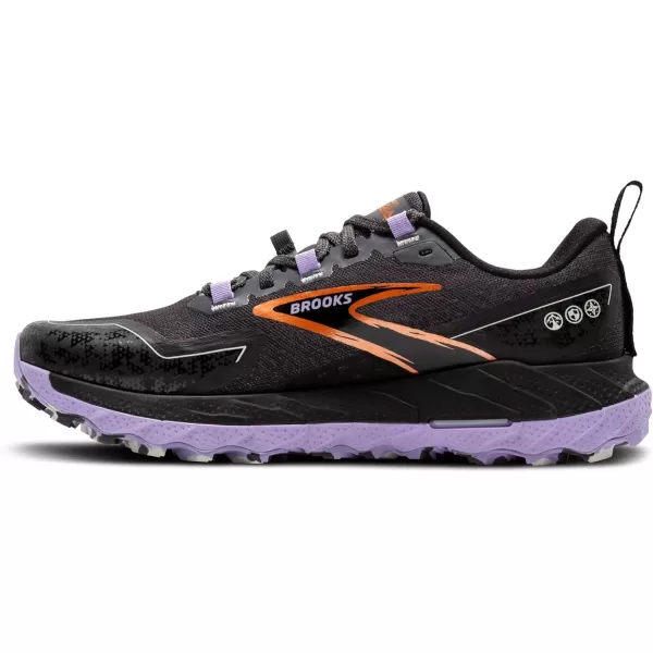 Brooks Womens Cascadia 18 Mountain Trail Running ShoeEbonySweet LavenderCopper