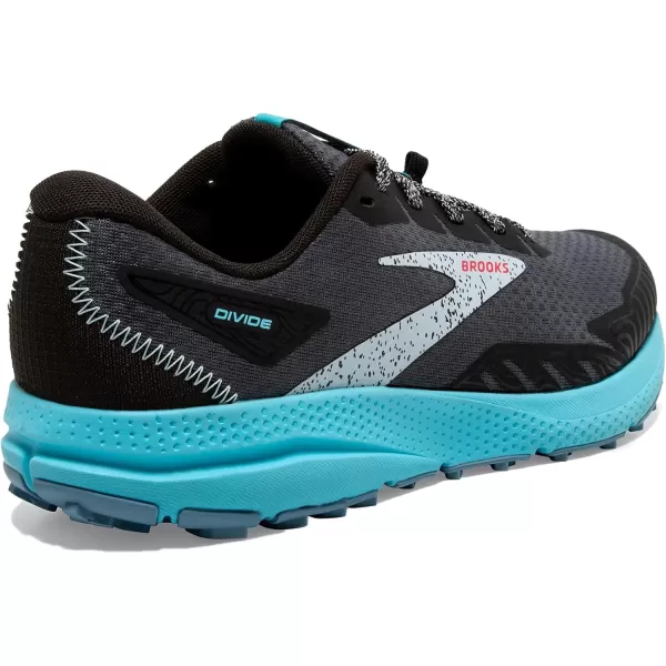 Brooks Womens Divide 4 Trail Running ShoeBlack Ebony Bluefish