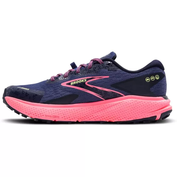 Brooks Womens Divide 5 Trail Running ShoeGrey BluePinkLime