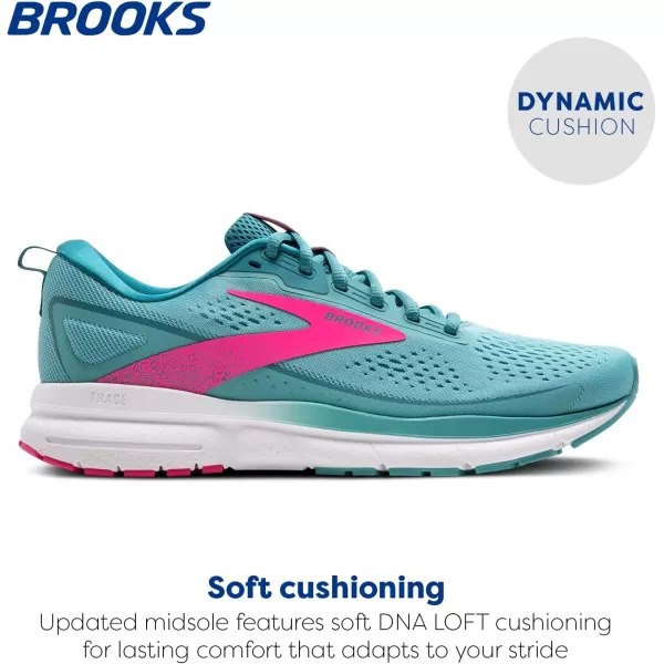 Brooks Womens Trace 3 Neutral Running ShoeAquaStormPink