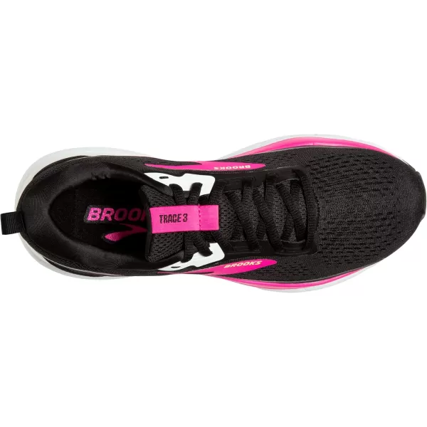 Brooks Womens Trace 3 Neutral Running ShoeBlackBluePink Glo