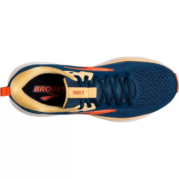 Brooks Womens Trace 3 Neutral Running ShoeBlueNasturtiumSunburst
