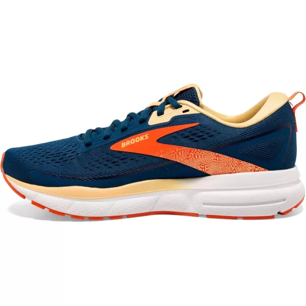 Brooks Womens Trace 3 Neutral Running ShoeBlueNasturtiumSunburst