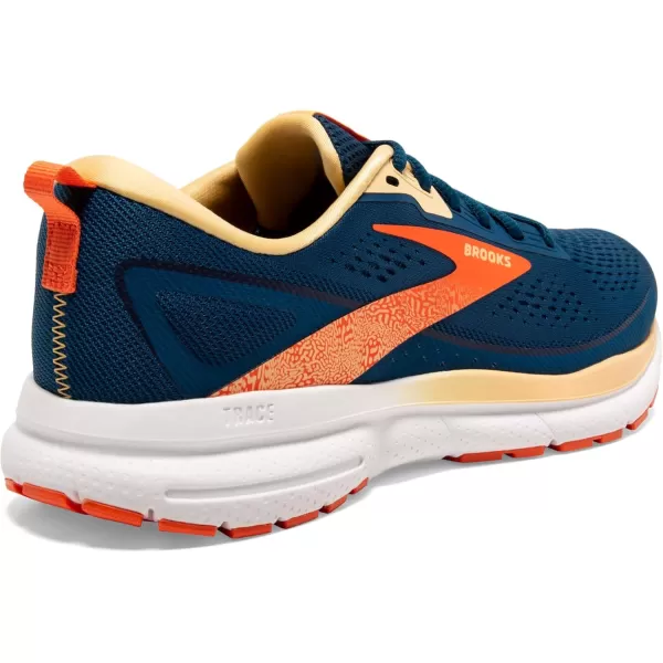 Brooks Womens Trace 3 Neutral Running ShoeBlueNasturtiumSunburst