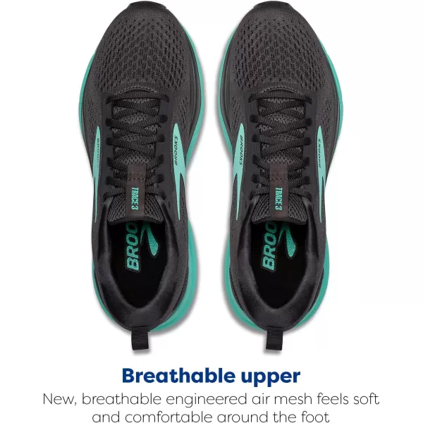 Brooks Womens Trace 3 Neutral Running ShoeEbonyCockatoo