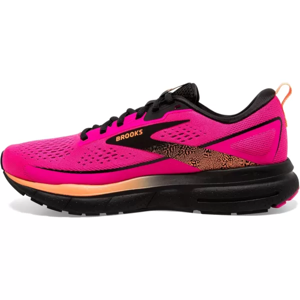 Brooks Womens Trace 3 Neutral Running ShoePink GloBlackOrange