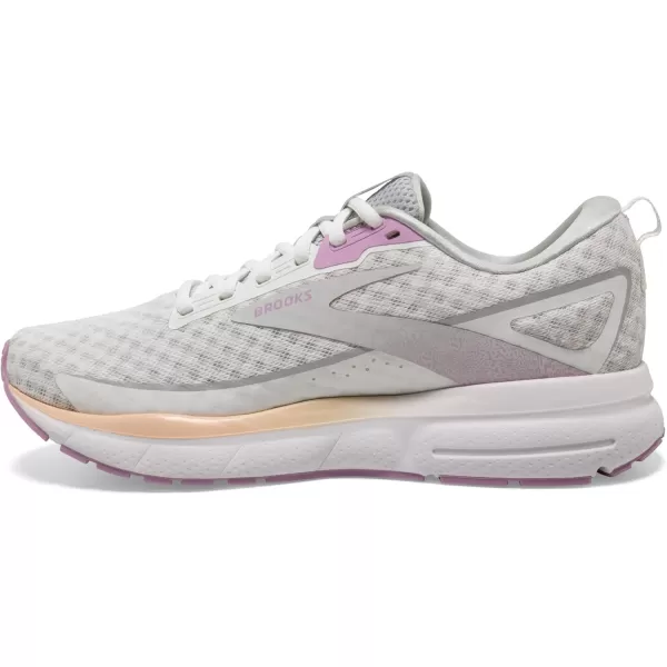 Brooks Womens Trace 3 Neutral Running ShoeWhiteOrchidApricot