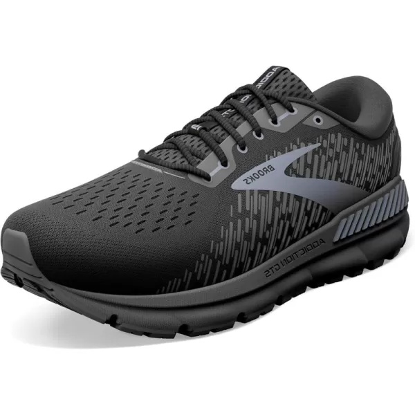 Brooks Mens Addiction GTS 15 Supportive Running ShoeBlackBlackEbony