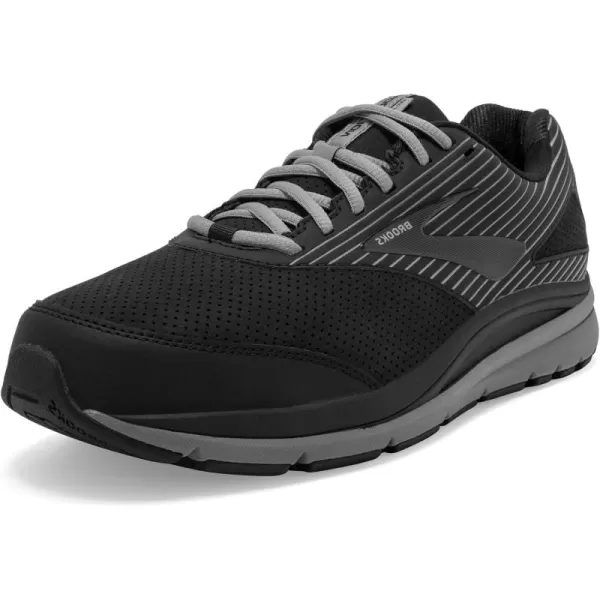 Brooks Mens Addiction Walker Suede Walking ShoeBlackPrimerBlack