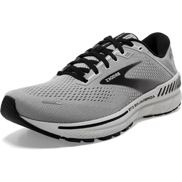 Brooks Mens Adrenaline GTS 22 Supportive Running ShoeAlloyGreyBlack