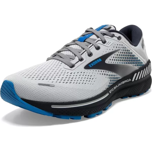 Brooks Mens Adrenaline GTS 22 Supportive Running ShoeOysterIndia InkBlue