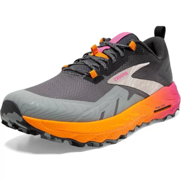 Brooks Mens Cascadia 17 Trail Running ShoePrimerEbonyOriole