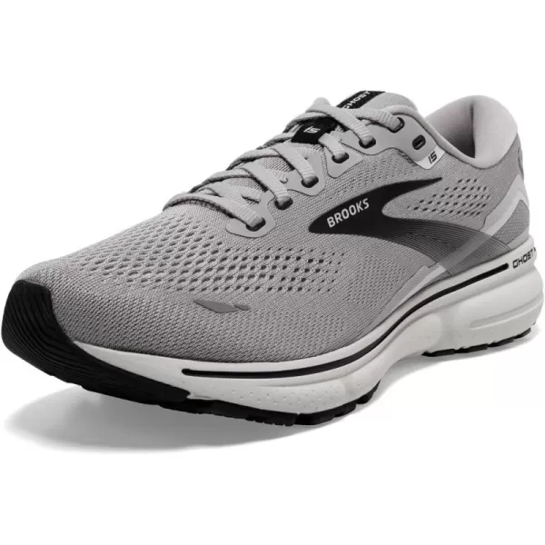 Brooks Mens Ghost 15 Neutral Running ShoeAlloyOysterBlack