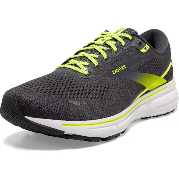 Brooks Mens Ghost 15 Neutral Running ShoeEbonyWhiteNightlife