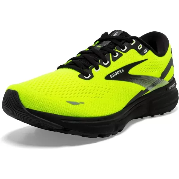 Brooks Mens Ghost 15 Neutral Running ShoeNightlifeBlackEbony