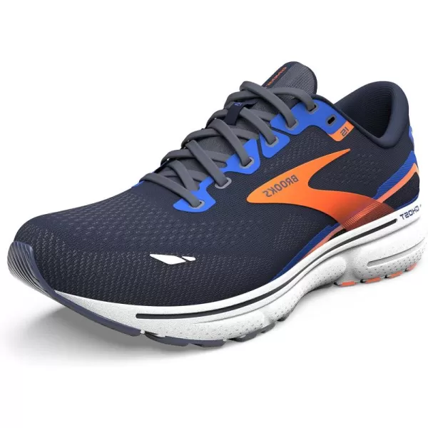 Brooks Mens Ghost 15 Neutral Running ShoePeacoatOrangeSurf the Web