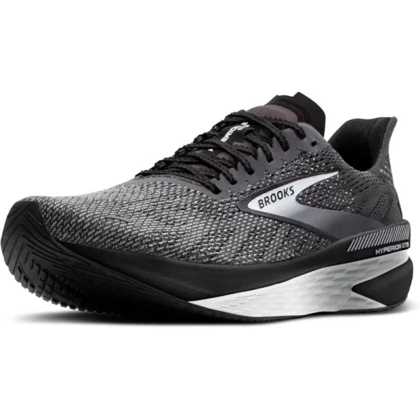 Brooks Mens Hyperion GTS 2 Supportive Running ShoeBlackEbonyPrimer Gray