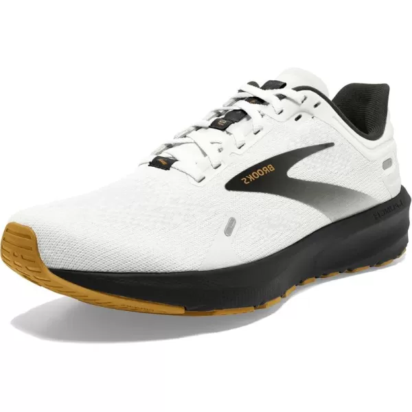 Brooks Mens Launch 9 Neutral Running ShoeWhiteBlackTan