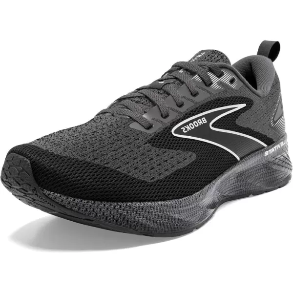 Brooks Mens Levitate 6 Neutral Running ShoeBlackened PearlEbonyWhite