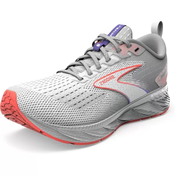 Brooks Mens Levitate 6 Neutral Running ShoeDawn BlueCayennePurple