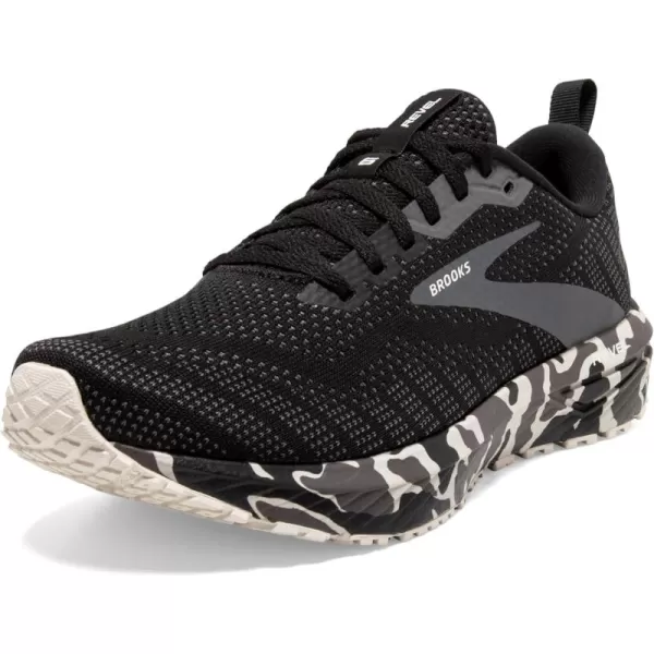 Brooks Mens Revel 6 Neutral Running ShoeBlackLuna Rock
