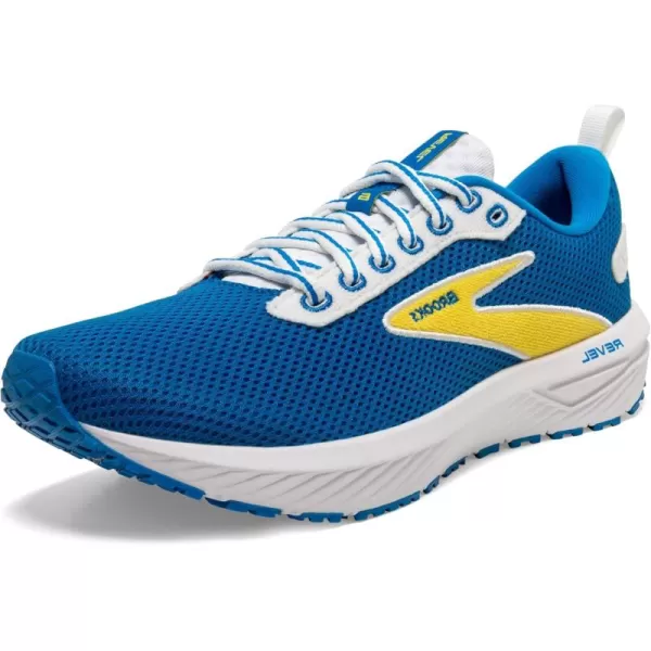 Brooks Mens Revel 6 Neutral Running ShoeBlueYellow