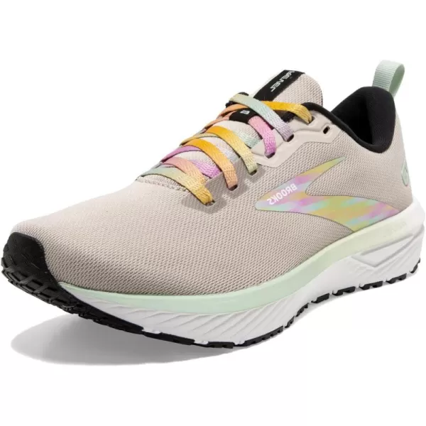 Brooks Mens Revel 6 Neutral Running ShoeWhiteSilver LiningBlack