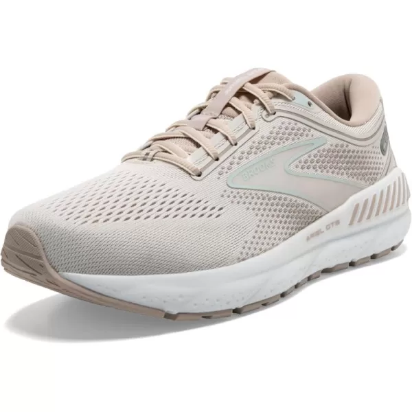 Brooks Womens Ariel GTS 23 Supportive Running ShoeChateau GreyWhite Sand