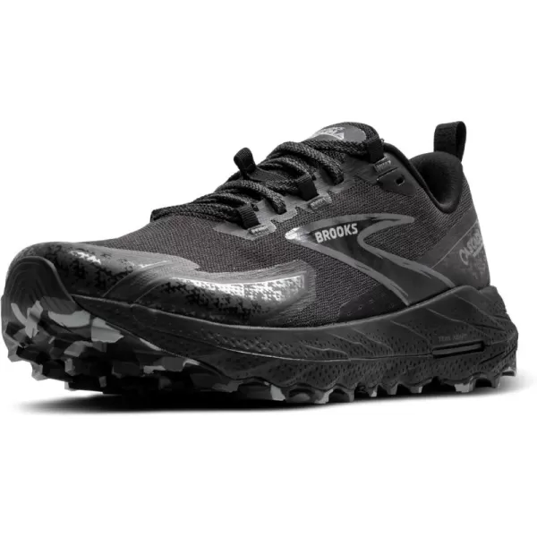Brooks Womens Cascadia 18 Mountain Trail Running ShoeBlackBlackened PearlGrey
