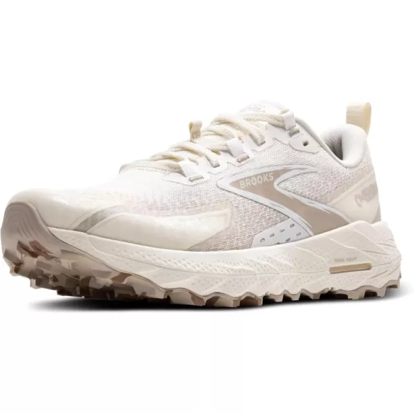 Brooks Womens Cascadia 18 Mountain Trail Running ShoeCoconutChateauWhite