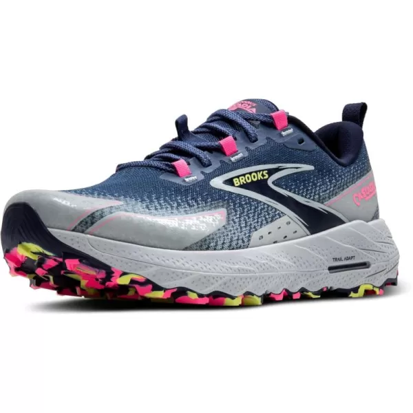 Brooks Womens Cascadia 18 Mountain Trail Running ShoeOceanaPearl BluePink