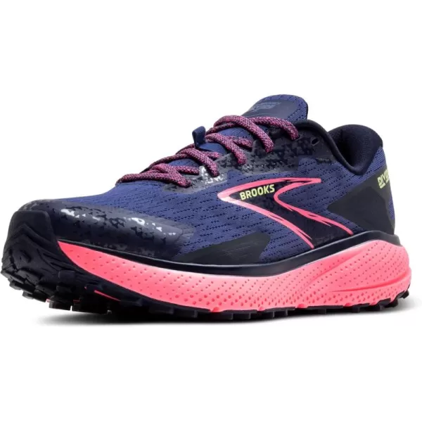 Brooks Womens Divide 5 Trail Running ShoeGrey BluePinkLime
