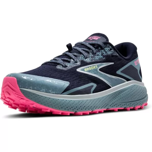 Brooks Womens Divide 5 Trail Running ShoePeacoatBlackPink