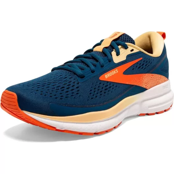 Brooks Womens Trace 3 Neutral Running ShoeBlueNasturtiumSunburst