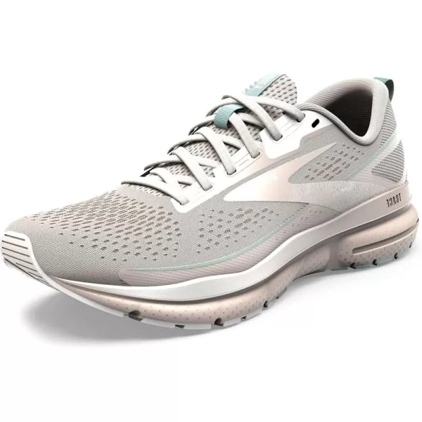 Brooks Womens Trace 3 Neutral Running ShoeCrystal GreyBlue GlassWhite