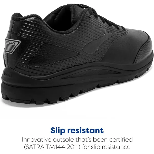 Brooks Mens Addiction Walker 2 Walking ShoeBlackBlack