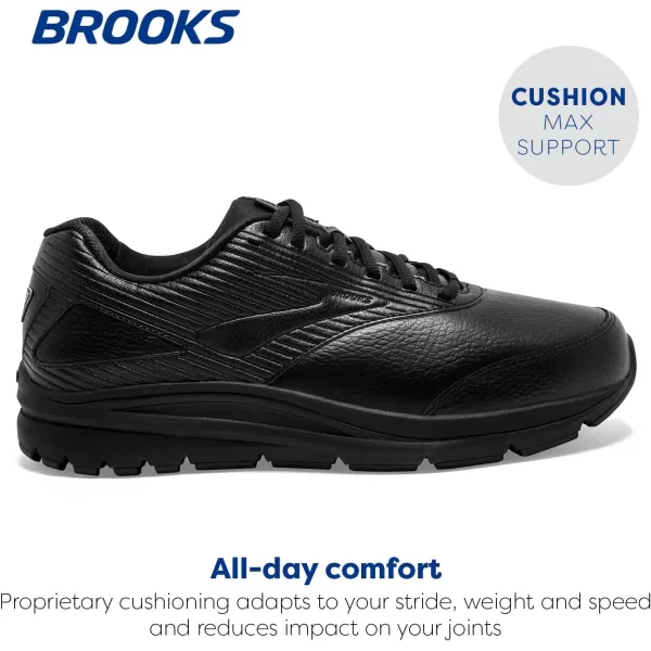 Brooks Mens Addiction Walker 2 Walking ShoeBlackBlack