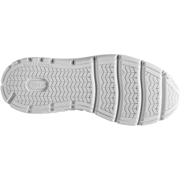 Brooks Mens Addiction Walker 2 Walking ShoeWhiteWhite