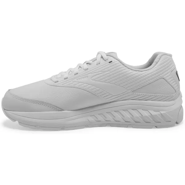 Brooks Mens Addiction Walker 2 Walking ShoeWhiteWhite