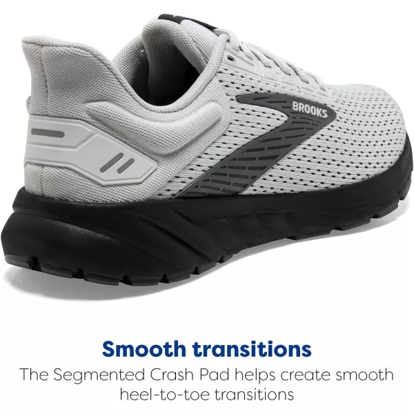 Brooks Mens Anthem 6 Neutral Running ShoeGreyBlackened PearlGrey