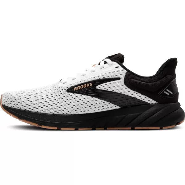 Brooks Mens Anthem 6 Neutral Running ShoeWhiteBlackTan